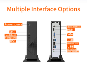Mini PC para juegos todo en uno con I3 i5 i7 procesador Celeron Pentium Micro portátil de escritorio win10 computadora para juegos Mini computadora - Product Image 3