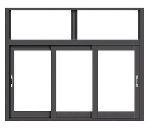Hot Selling Einfache Installation Aluminium rahmen Glas material Schiebefenster - Product Image 6