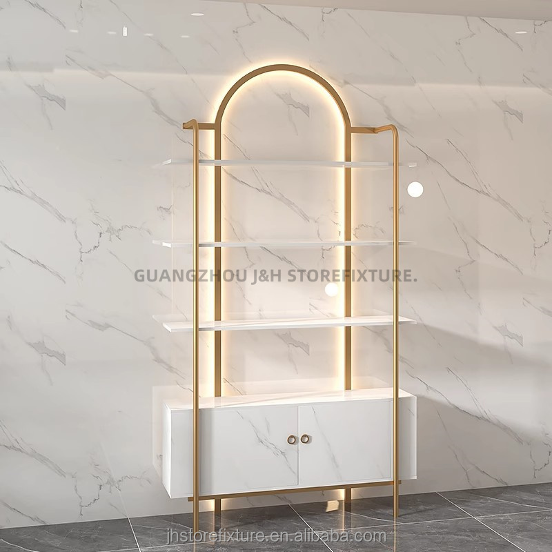 Shiny gold+ white(with light) L100*W30*H220CM