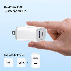 PZX P08 New Arrival Double Port Usb <strong>c</strong> Type <strong>c</strong> Plug 2.4A Us Quick Fast Usb Wall Charger <strong>Adapter</strong> for Cellphone Charger - Product Image 3