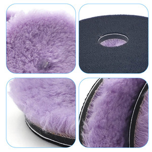 Auto Care Wool Polishing <strong>Pad</strong> Self-adhesive <strong>Australia</strong> Pure Wool Buffing <strong>Pads</strong> for Car Polishing Compounding for DA GA - Product Image 6