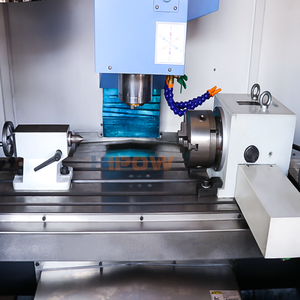 CE sertifikası evrensel dikey işleme merkezi xmetal 124 mini 3 eksen/4 eksen/5 cnc eksenli freze makinesi metal için - Product Image 6