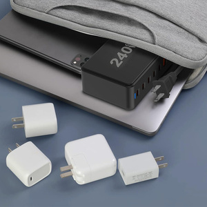 Fabrika satış 240W 4C4A masaüstü GaN şarj 8-port tip-c PD 100W hızlı şarj için 3.0 USB mobil duvar hızlı şarj cep telefonu - Product Image 6