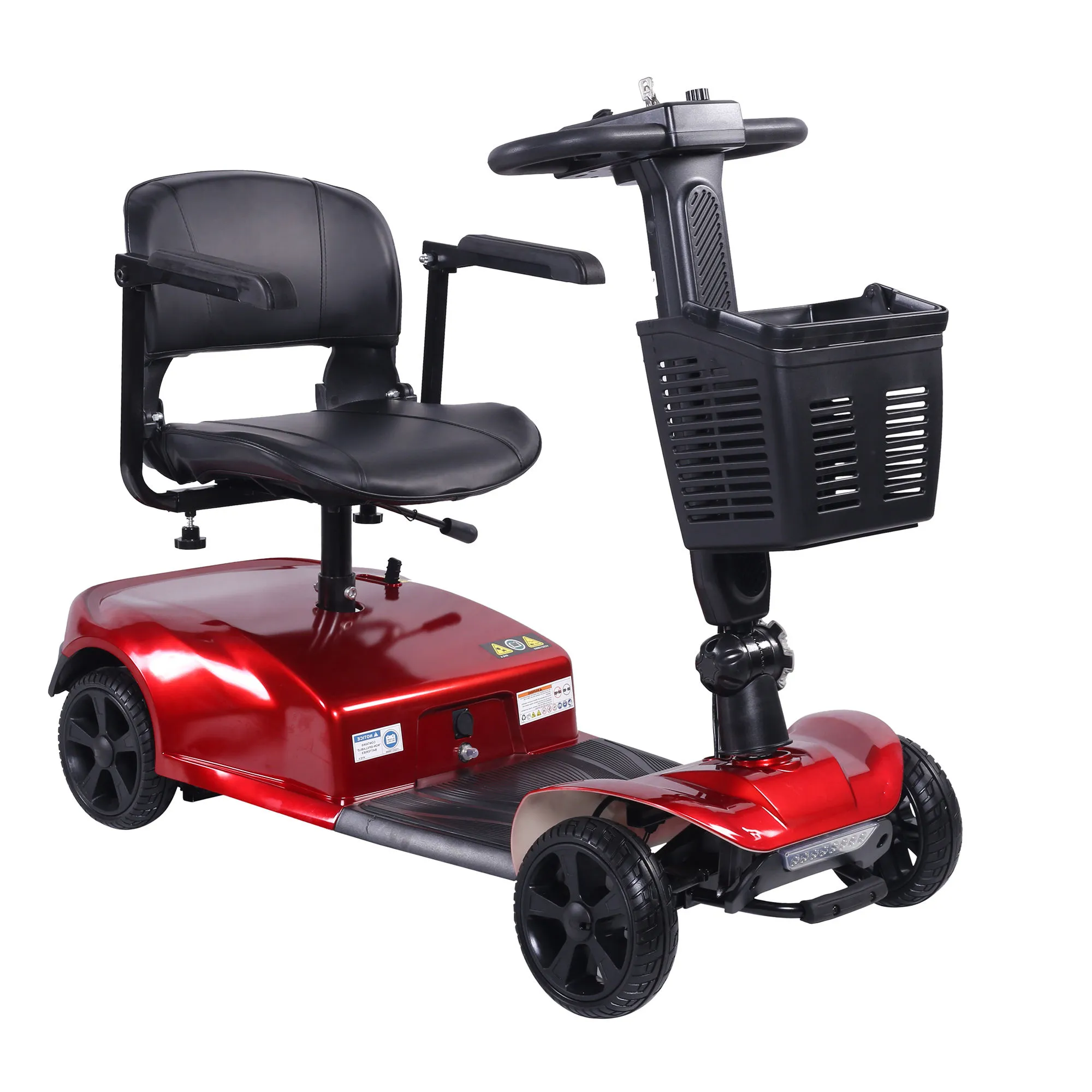 Vente en gros de scooter de mobilité électrique puissant à quatre roues et longue portée pour handicapés pour voiturette de golf adulte