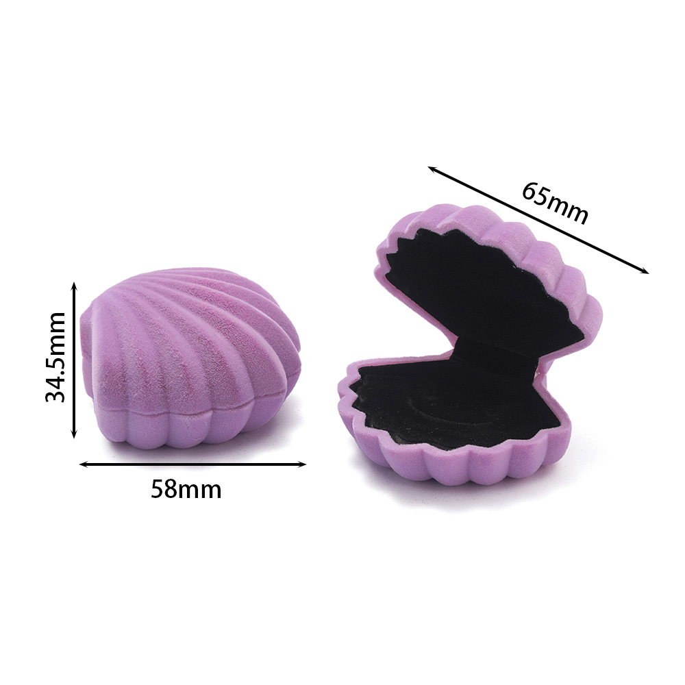 Coquillage Lilas Violet (env.58*65mm)