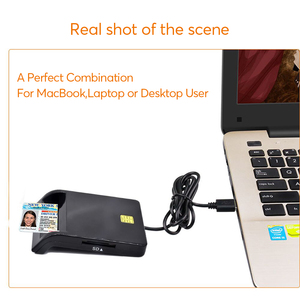 UTHAI X02 USB SIM Smart Card Reader per carte bancarie IC/ID EMV SD TF MMC lettori USB-CCID ISO 7816 per Windows 7 8 10 Linux OS - Product Image 4