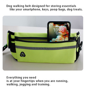 Hands Free Dog Leash Zipper Pouch for <strong>Running</strong> Walking Jogging Training Pet <strong>Running</strong> Waist Leash for Dogs Reflective Stitches - Product Image 5