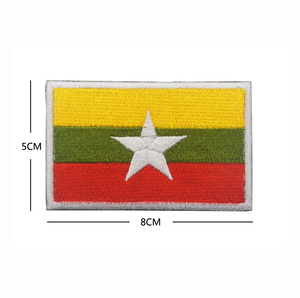 マルチカムとブラックの米国旗IR赤外線反射パッチ戦術フックシールチームパッチ反転バッジ - Product Image 2