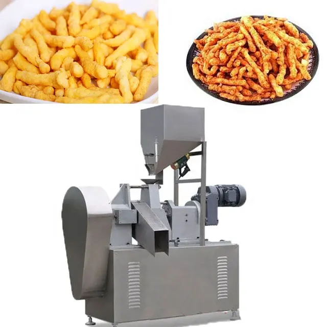 Nik naks Kurkure máquina extrusora de processamento de salgadinhos de milho nik nak preço da linha de produção da máquina
