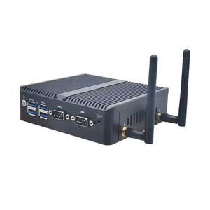 Entrega rápida J1900 mini pc NUC DDR3 pantalla dual 1 * HD + 1 * VGA 2COM 2LAN sin ventilador J1900 escritorio mini pc ordenador PC