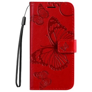 大蝴蝶设计钱包翻盖外壳，带索尼Xperia 10 IV支架，免费手机手机套盖 - Product Image 3