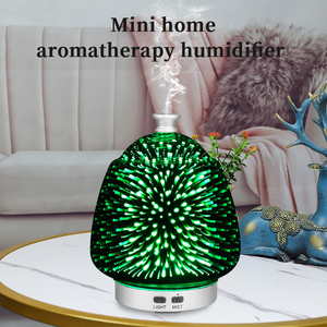Prodotti unici ad ultrasuoni umidificatore macchina di lusso 3D vetro Aroma diffusore per casa Hotel