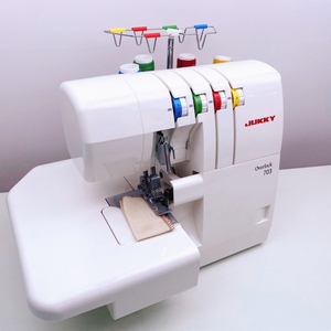JUKKY 703 taşınabilir Maquina Mesin Jahit dört iplik Housegypsum Plastersewing makinesi elektronik karton kutu beyaz 1 Set 8.5 T/T - Product Image 6