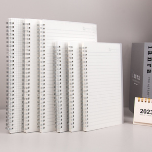 热卖透明Pp塑料盖笔记本简单定制印刷活页夹笔记本 - Product Image 2