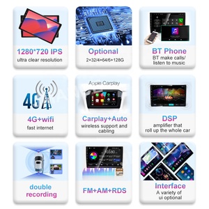 Jmance için 10 inç Android oto Carplay araba Stereo Renault Clio için 4 2016-2019 ile 4G GPS RGB 5.0 Wifi çerçeve aksesuar - Product Image 3