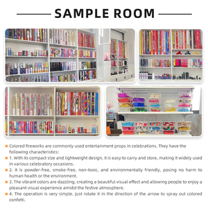 MSDS giấy chứng nhận miễn phí tùy chỉnh phụ 12-36 inch nghiền nát lá vàng lễ kỷ niệm Đảng Popper Confetti pháo - Product Image 6