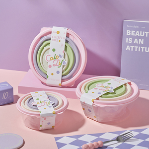 Modern Design BPA Free Refrigerator Storage <strong>Box</strong> Plastic Food Storage Container <strong>Nesting</strong> Kitchen Storage Containers <strong>with</strong> <strong>Lid</strong> - Product Image 4