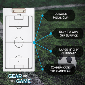 Xách tay bền hai mặt khô xóa bảng trắng bóng đá bóng đá hàng thể thao khô xóa huấn luyện viên clipboard - Product Image 2