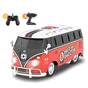 2.4G 1:16 4ch radyo kontrol araba Rc modelleme çocuklar oyuncak otobüs ile Led ışık - Product Image 3