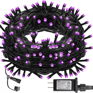 Luci della stringa di natale per esterni funzione del Timer per interni 8 modalità estensibili filo verde luci della stringa di fata impermeabile per albero di Natale - Product Image 5