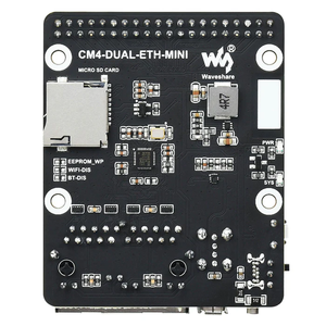 Raspberry Pi Compute Modul 4 Compute Modul 4 CM4-DUAL-ETH-MINI Base board Waves hare Mini Dual Gigabit Ethernet Basis platine