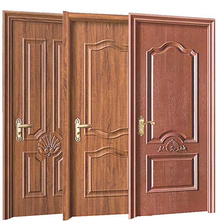 أبواب TECHTOP من خشب الساج من موردين ممتازين في الصين من مزيج الخشب والبلاستيك والبلاستيك بتصميمات أبواب من الميلامين أبواب داخلية مضادة للماء للمنازل وغرف النوم