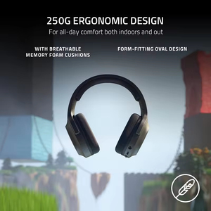 Razer Barracuda X BT PC bilgisayar müzik kulaklık aşırı kulak kablosuz kulaklıklar gürültü iptal kulaklık oyun mikrofonlu kulaklıklar - Product Image 4