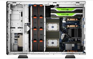 EMC Настольный сервер PowerEdge T550 GPU Tower server T550 с серебристым процессором 4309y