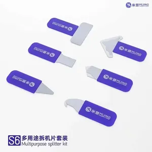 6 pezzi/Kit Mijing S6 lama di smontaggio per la pulizia della colla latta strumento di smontaggio della staffa dello schermo del telefono - Product Image 3
