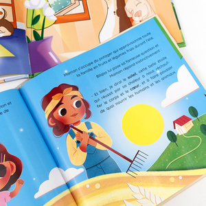 ペーパー & ペーパーボード印刷カスタムハードカバー子供本本就寝時の読書 - Product Image 4