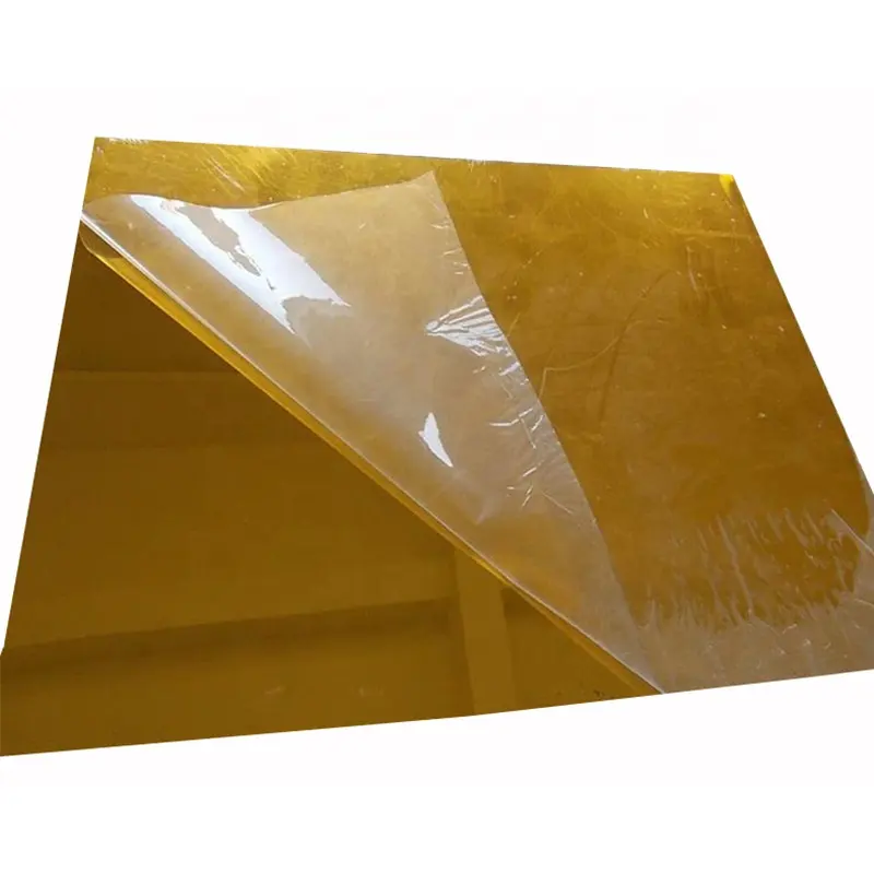 XINSHANGAcrylische goldene Spiegelplatten 1 mm 2 mm 3 mm freies Acrylblech 1220 * 2440 mm, 1220 * 1830 mm oder individuell gepresst 1,20 g/cm3