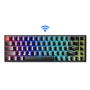 Rk61机械60% 台式笔记本电脑蓝牙USB无线RGB游戏键盘专业安卓手机 - Product Image 1