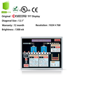 Kyocera เกรดอุตสาหกรรม10.4นิ้วโมดูล LCD 1300nits 1024x768 LVDS TCG104XGLPAPNN-AN40-S ความสว่างสูง IPS TFT แผง LCD - Product Image 1