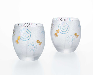 Ly thủy tinh Nhật Bản Fukizumi họa tiết may mắn, dùng làm ly uống nước, đồ uống, đồ thủy tinh cho đám cưới - Product Image 5