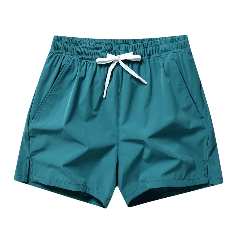Shorts esportivos para homens, roupas de verão com gelo, fitness, corrida, praia, basquete, secagem rápida e fina