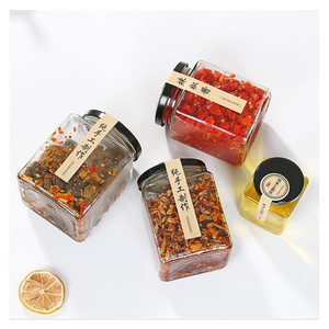 KDG Brand Wholesale Square Glass <strong>Jars</strong> with Lids 50ml/80ml/100ml/150ml/200ml/280ml Glass Storage <strong>Jar</strong> for Jam - Product Image 3