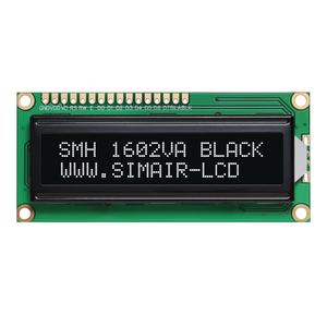 Módulo de pantalla de caracteres LCD1602 de grado de fábrica con interfaz serie/paralelo IIC, LCD negro de 5V - Product Image 1