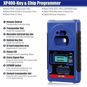 Autel XP400 Key and with Autel Maxiim IM608/IM508 and Chip <strong>Programmer</strong> Key Read / Write,mercedes Infrared Key Read / Write 12v - Product Image 3