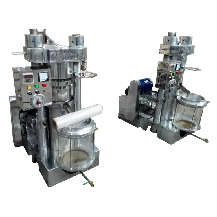 Máquina hidráulica de extração de óleo de semente HW-320 120-200 kg/h para extração de óleo