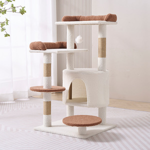 Advanced <strong>cat</strong> Tree and <strong>cat</strong> Catcher, <strong>Providing</strong> <strong>Cats</strong> with Entertainment and Exercise on Their Favorite Tree