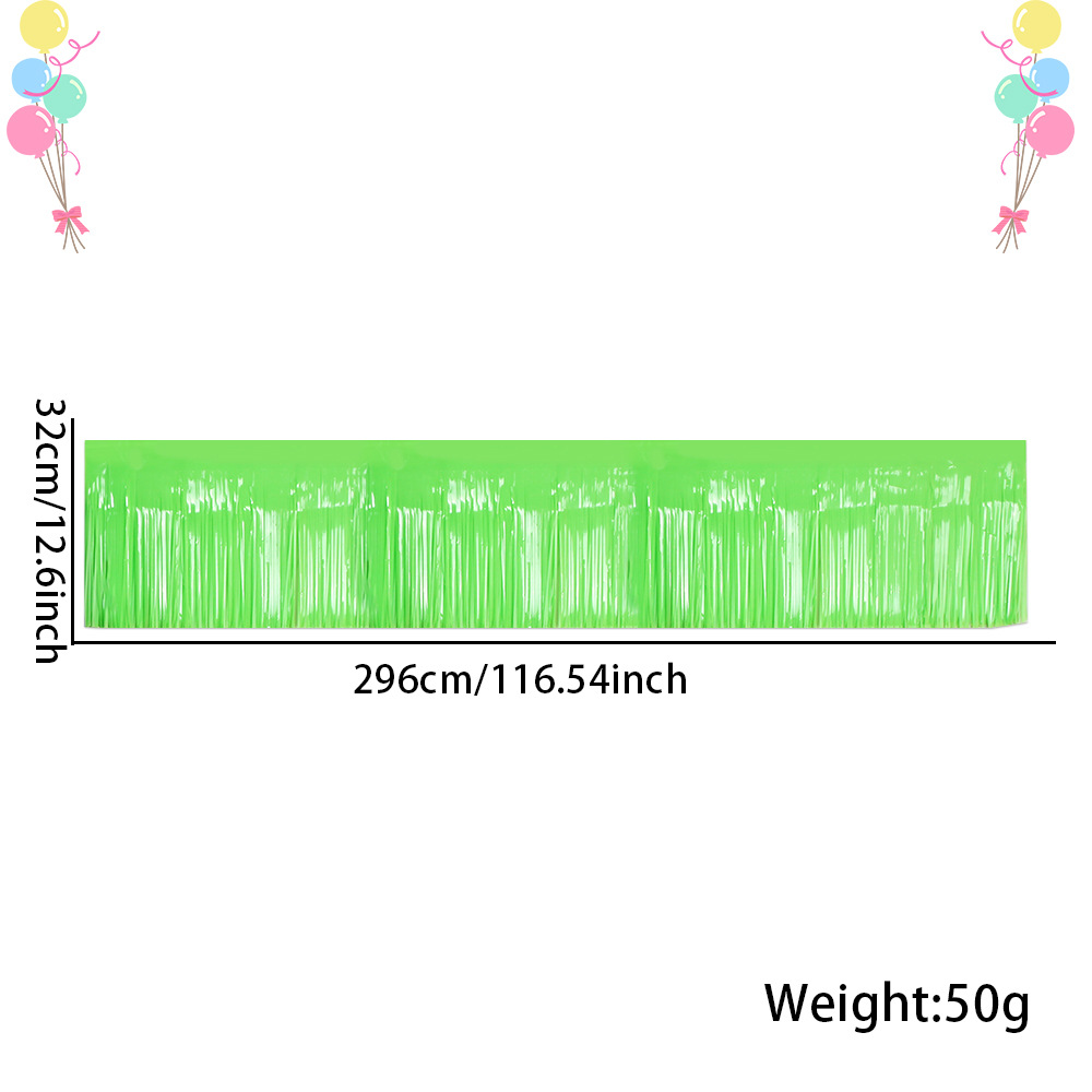 30*300cm fluorescent green banner