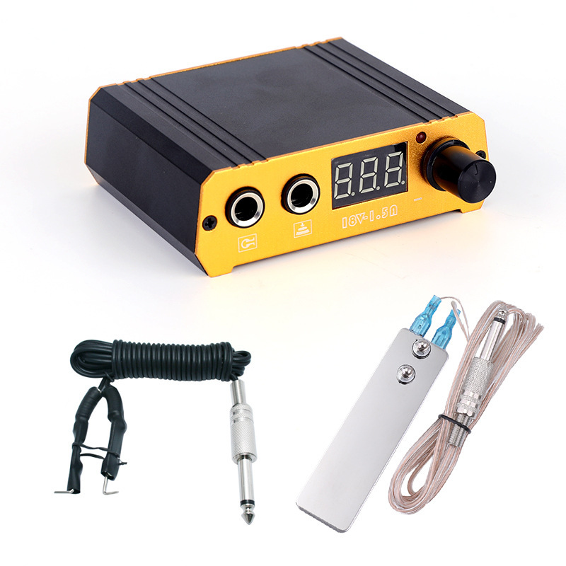 B: Alimentation + pédale + cordon à clip