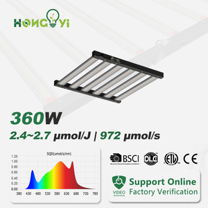 250W-360W-720-800W-1000W-1200W tam spektrumlu LED, yalıtımsız sürücü ve PC kapağı ile ışık 120-277V alüminyum gövde IP65 büyür - Product Image 5