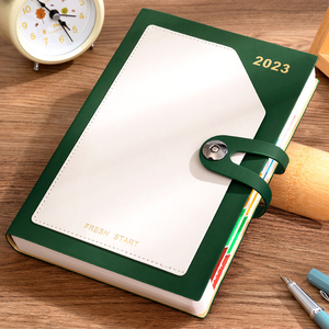2023 расписание, Книга по планированию, дневник, перфокарта, календарь, блокнот, толстые блокноты в твердом переплете A5, оптовая продажа - Product Image 5
