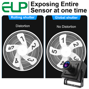 ELP Global Shutter USB Camera ad alta velocità 90fps 1200P 1080P macchina per Windows Android Mac Linux Raspberry Pi - Product Image 4