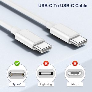 USB C USB C şarj kablosu 1.2M USB C kablosu şarj Apple için, iPhone 15/15 Pro/15 Pro Max/15 artı, iPad Pro, Air5 - Product Image 3