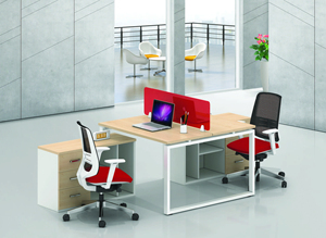 Semplice ufficio postazione di lavoro bocca Font Desk 4 6 persone schermo Computer stand personale ufficio scrivania matrice Workstation - Product Image 3