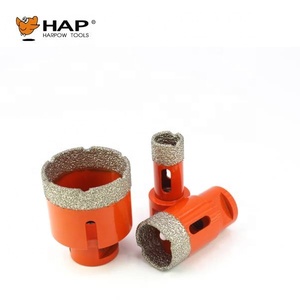 金刚石工具18-150毫米深蓝色瓦芯钻头，用于混凝土砌石钻孔