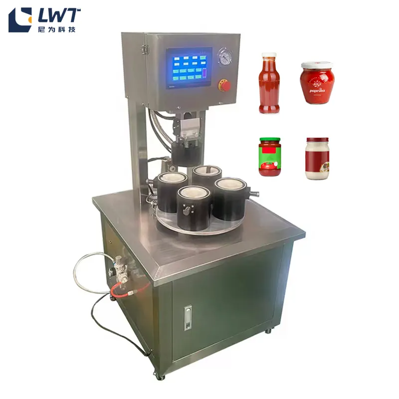 LWT – Machine automatique de capsulage de bouteilles de verre sous vide