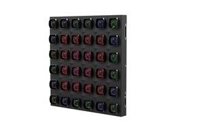 36PCS 15W RGBW 4 in1 LED Pixel Matrix Licht DMX 512 Beam Effekt Licht für Stage Disco